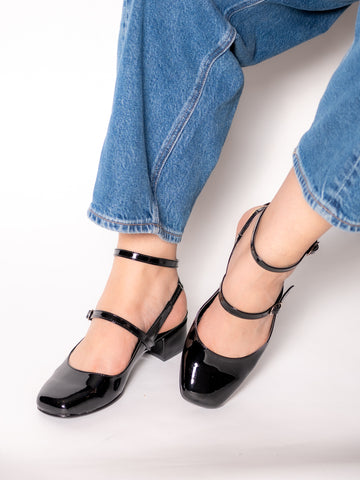 Julieta Black - Mary Janes color Negro