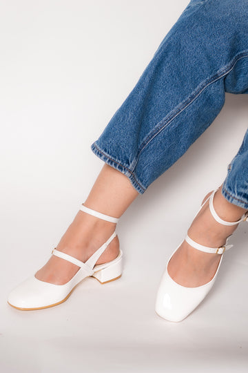 Julieta Ivory - Mary Janes Color Marfil