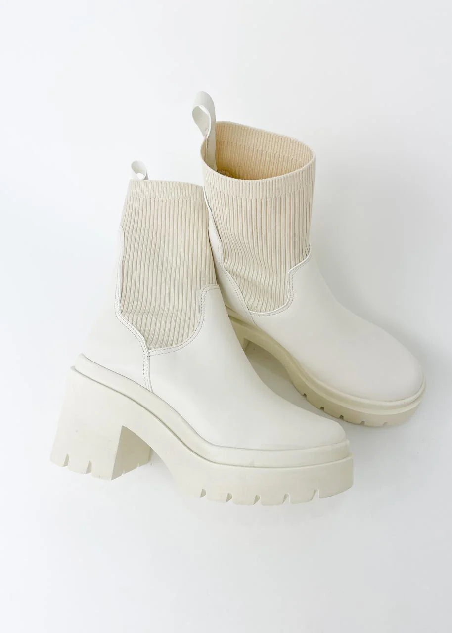 Siena - Botas tipo Chelsea Ivory